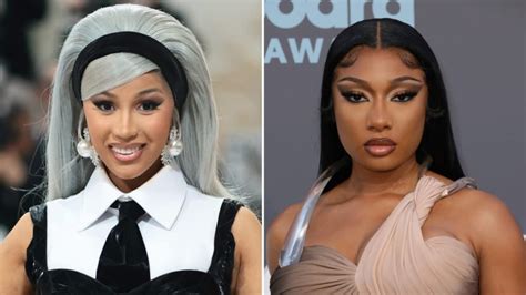 cardi b fishnet|Cardi B and Megan Thee Stallion sizzle as they pose together in。